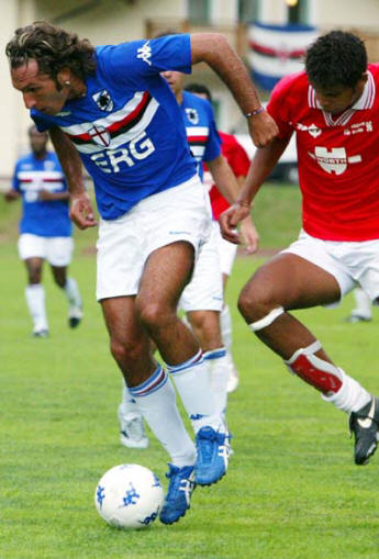 Bolzano-Sampdoria. Ghione e Bazzani