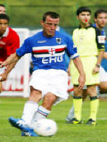 Bolzano-Sampdoria. Il penalty battuto da Flachi
